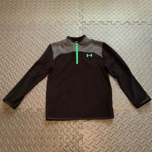 Under Armour Boys Quarter Zip Fleece Size 7